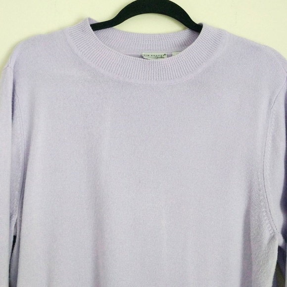 Lavender Crew Neck Sweater (EUC) - Picture 3 of 6